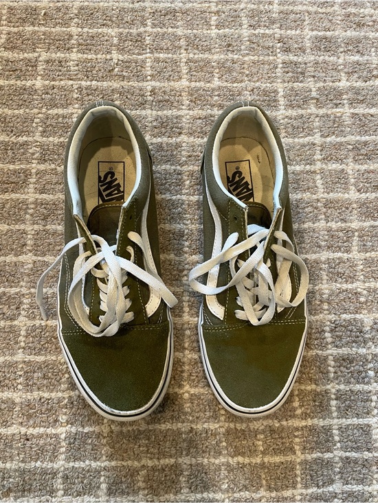 Vans Shoes - Vans Olive Suede Old Skool Sneakers